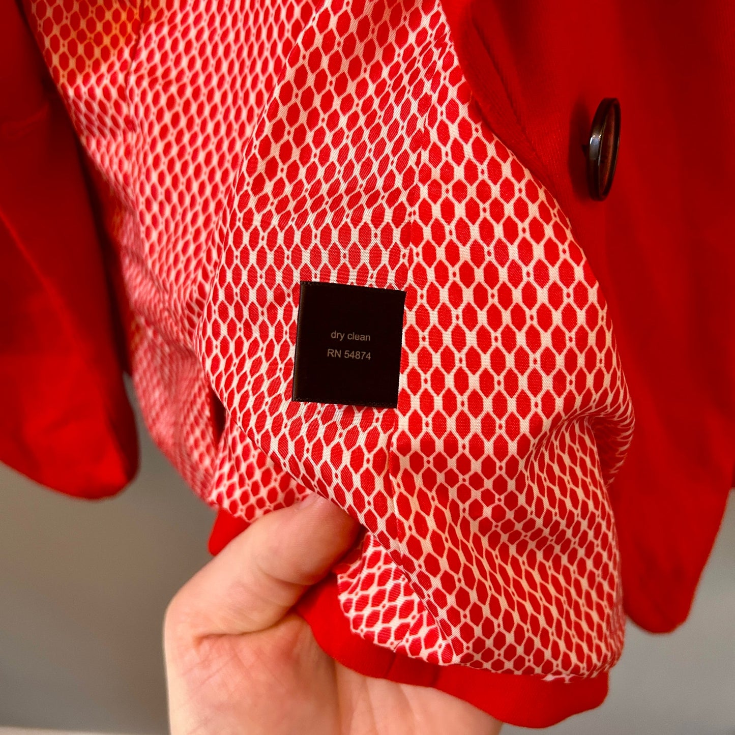 The Limited Women’s Small Red Structured Blazer