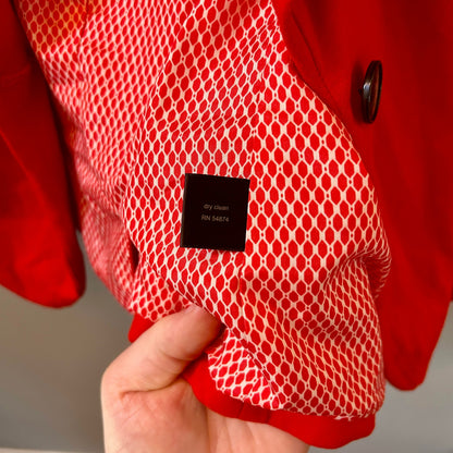 The Limited Women’s Small Red Structured Blazer