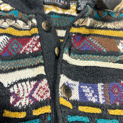 Brandini Le Collezioni Coogi Style Sweater, Size Medium, 3D Textured Knit