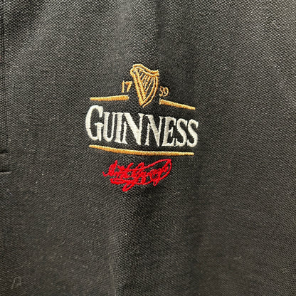 Official Guinness Polo Shirt Men's XXL NWT Black with Logo