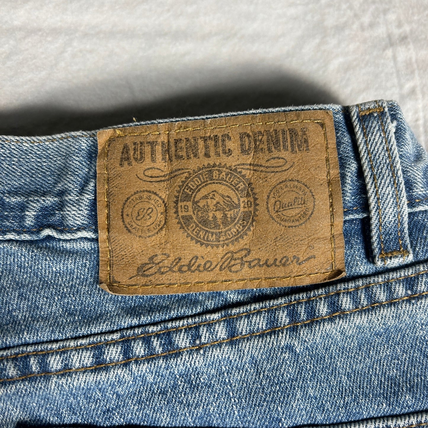 Eddie Bauer Classic Fit Straight Leg Jeans - Medium Wash Denim - Men’s 35 x 30