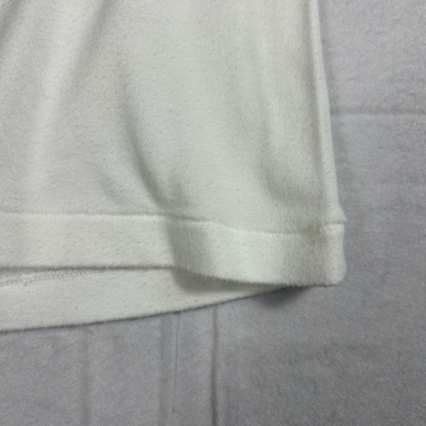 Vintage 90s Spider Bay Marina Little Current Polo Shirt, White Single Stitch, XL