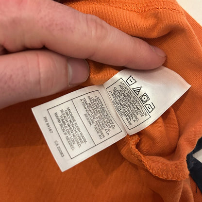NWT Walt Disney World "Mickey in Paradise" Orange Polo Shirt | Medium | Cotton