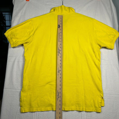 Vintage Polo Ralph Lauren Men’s Pique Polo Shirt - Canary Yellow - Size Large