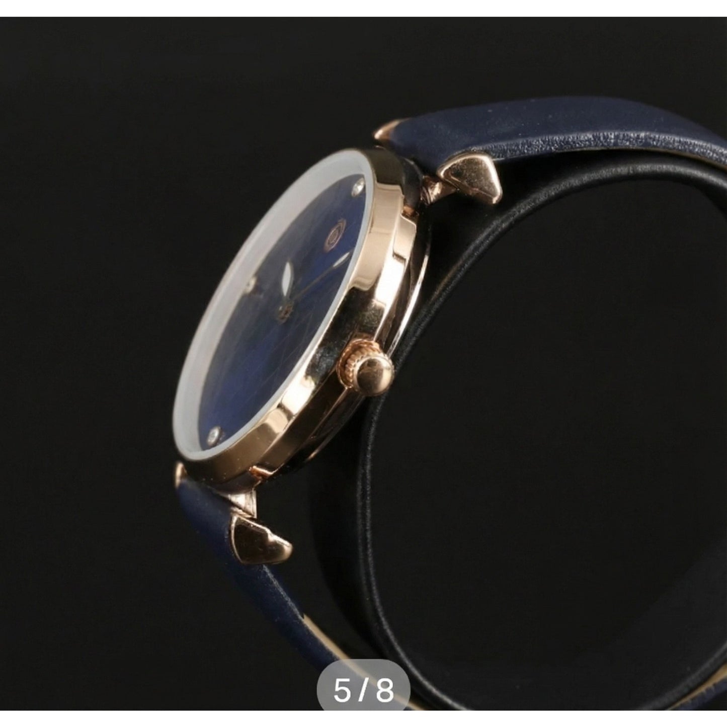 Magnicor Watch with Blue Argyle Dial and Blue Strap Women's 40mm