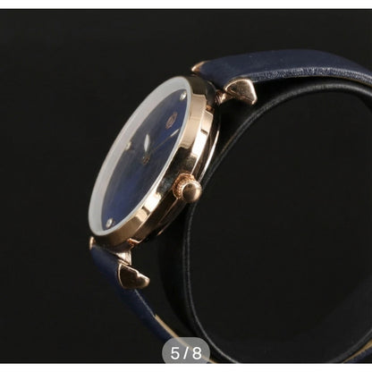 Magnicor Watch with Blue Argyle Dial and Blue Strap Women's 40mm
