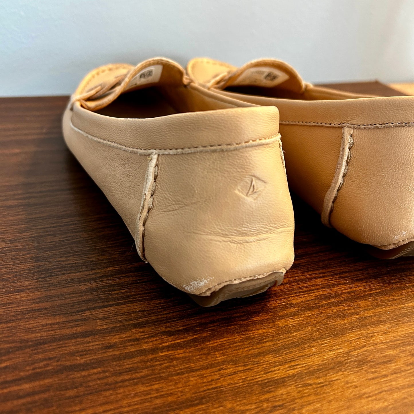 Sperry Top-Sider Women's 8.5 Tan Leather Braided Loafers