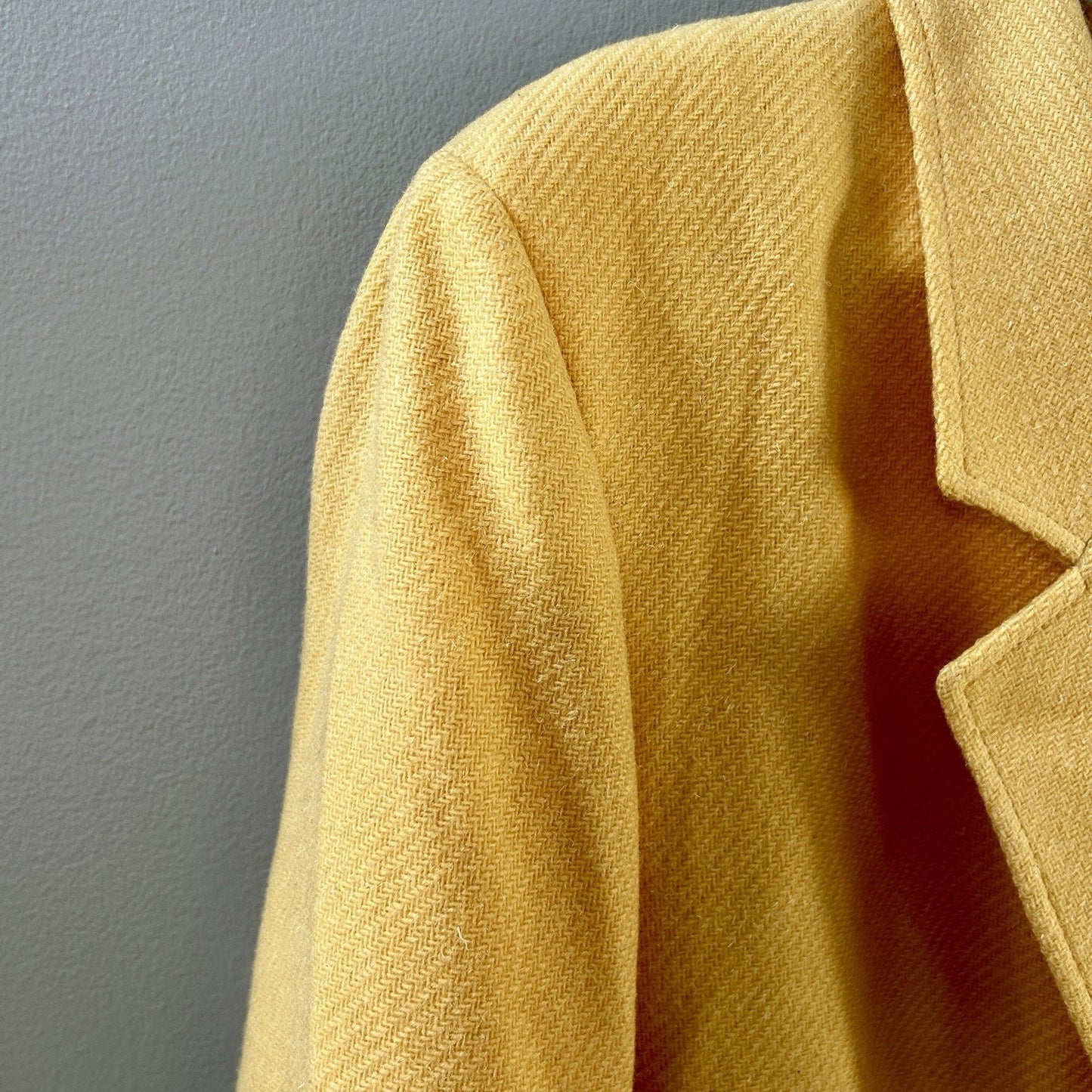 Pendleton Yellow 100% Virgin Wool Women's Blazer Jacket Size 16