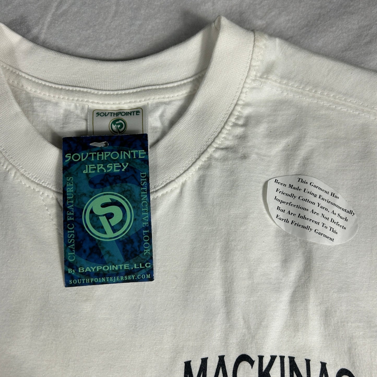 NWT Mackinaw Island Spirit Jersey - White & Navy - Southpointe Jersey - Oversized XL