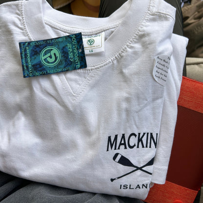 NWT Mackinaw Island Spirit Jersey - White & Navy - Southpointe Jersey - Oversized XL
