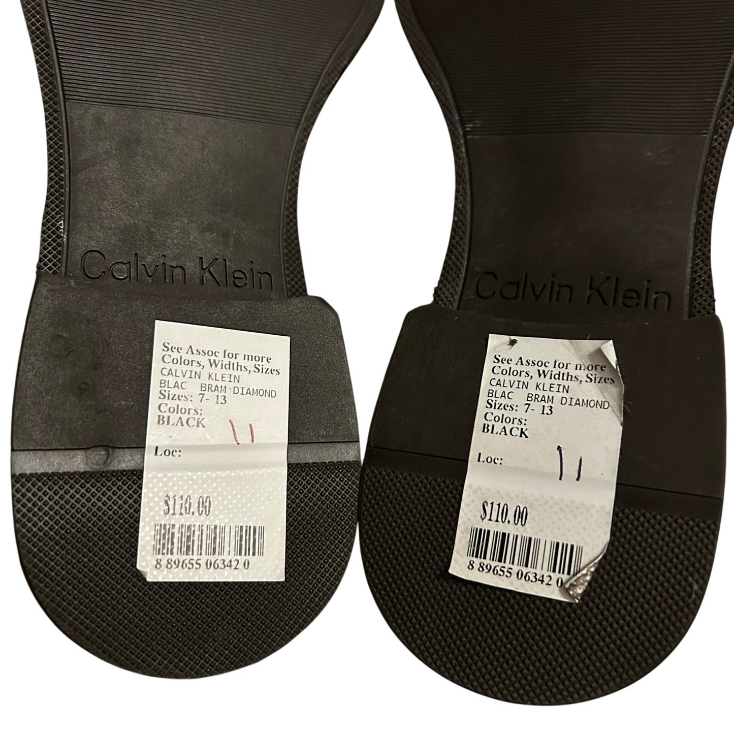 Calvin Klein Men's Bram Diamond Cap-Toe Oxford Shoes - Tan Brown - Size 11