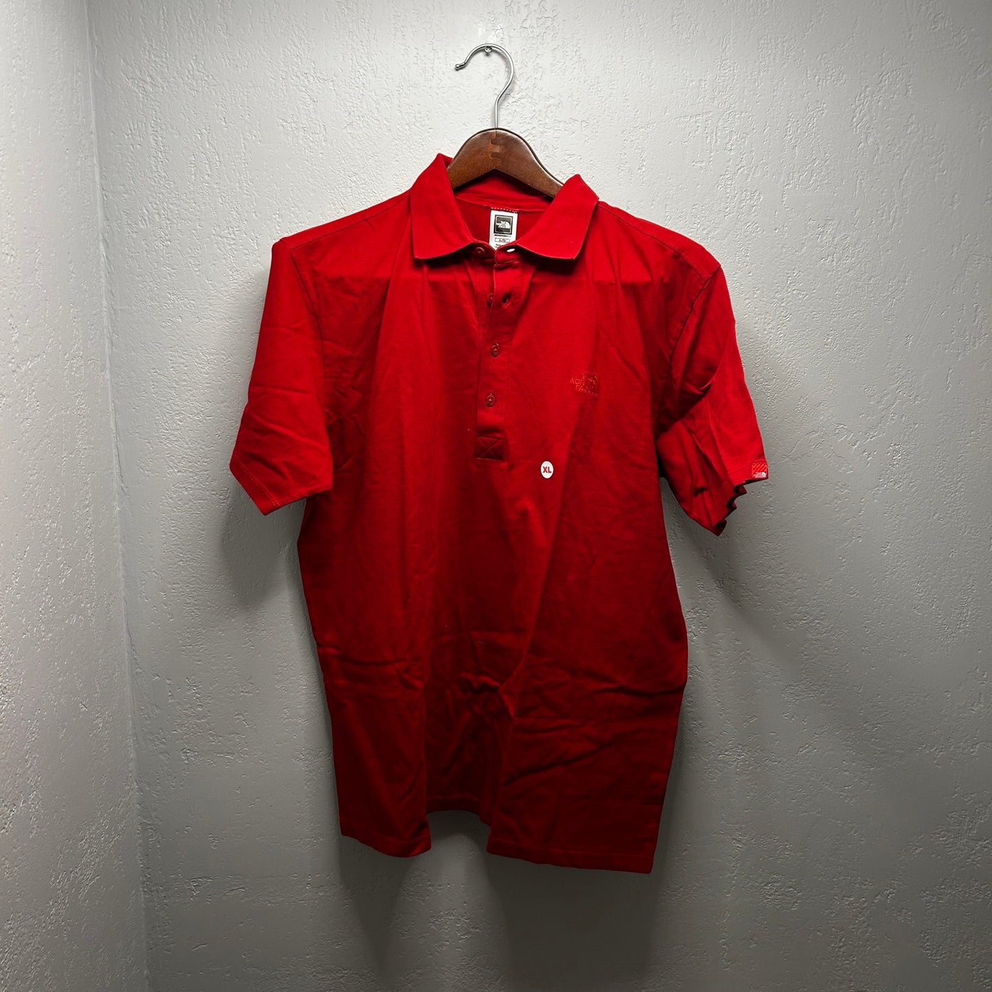 North Face Men's XL NWT Red Clay Short Sleeve Polo Shirt