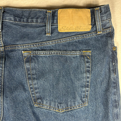 Eddie Bauer Men's Relaxed Fit Jeans - 42x32 - Fall 2014 Medium Wash Denim