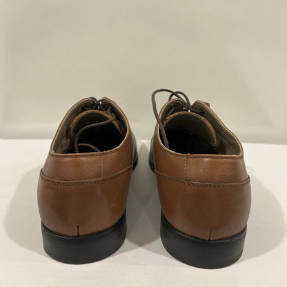 Calvin Klein Men's Bram Diamond Cap-Toe Oxford Shoes - Tan Brown - Size 11