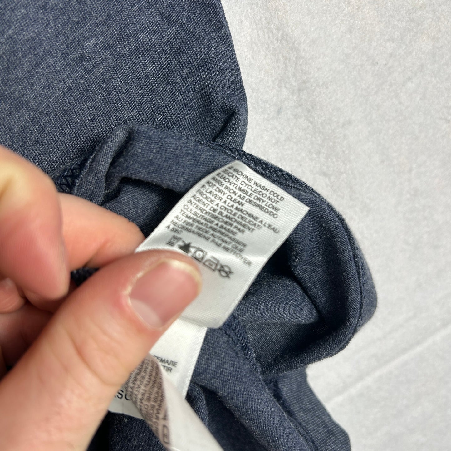 The North Face "Fine Alpine Equipment" Graphic Tee - Men’s XXL - Heather Navy Blue