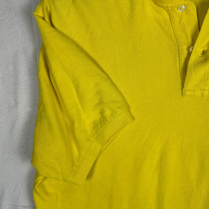 Vintage Polo Ralph Lauren Men’s Pique Polo Shirt - Canary Yellow - Size Large