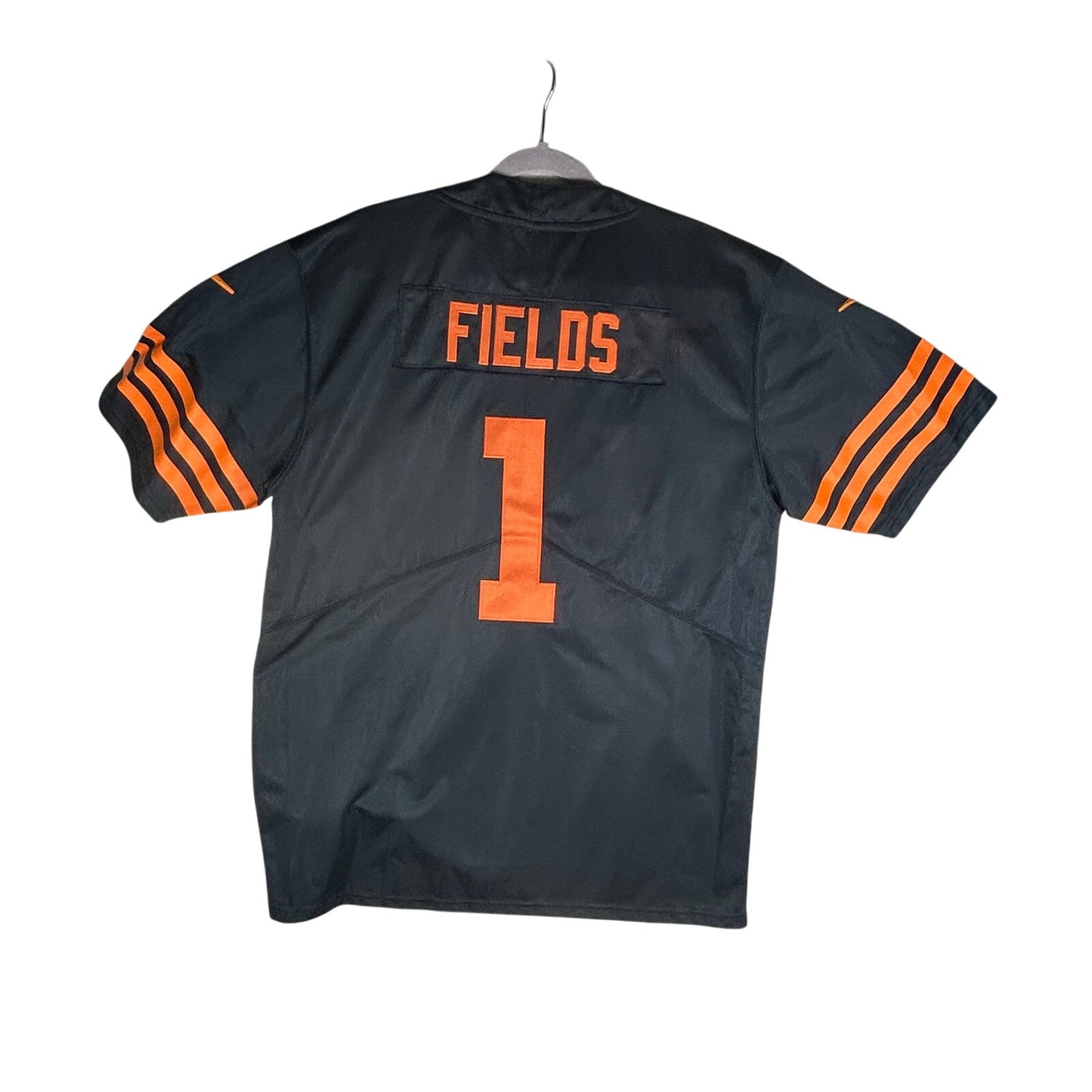 Nike Justin Fields #1 Chicago Bears NFL Jersey - Men's Large - Navy Blue Home Replica