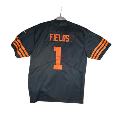 Nike Justin Fields #1 Chicago Bears NFL Jersey - Men's Large - Navy Blue Home Replica