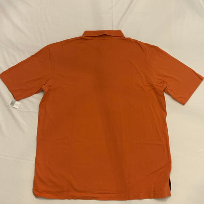 NWT Walt Disney World "Mickey in Paradise" Orange Polo Shirt | Medium | Cotton