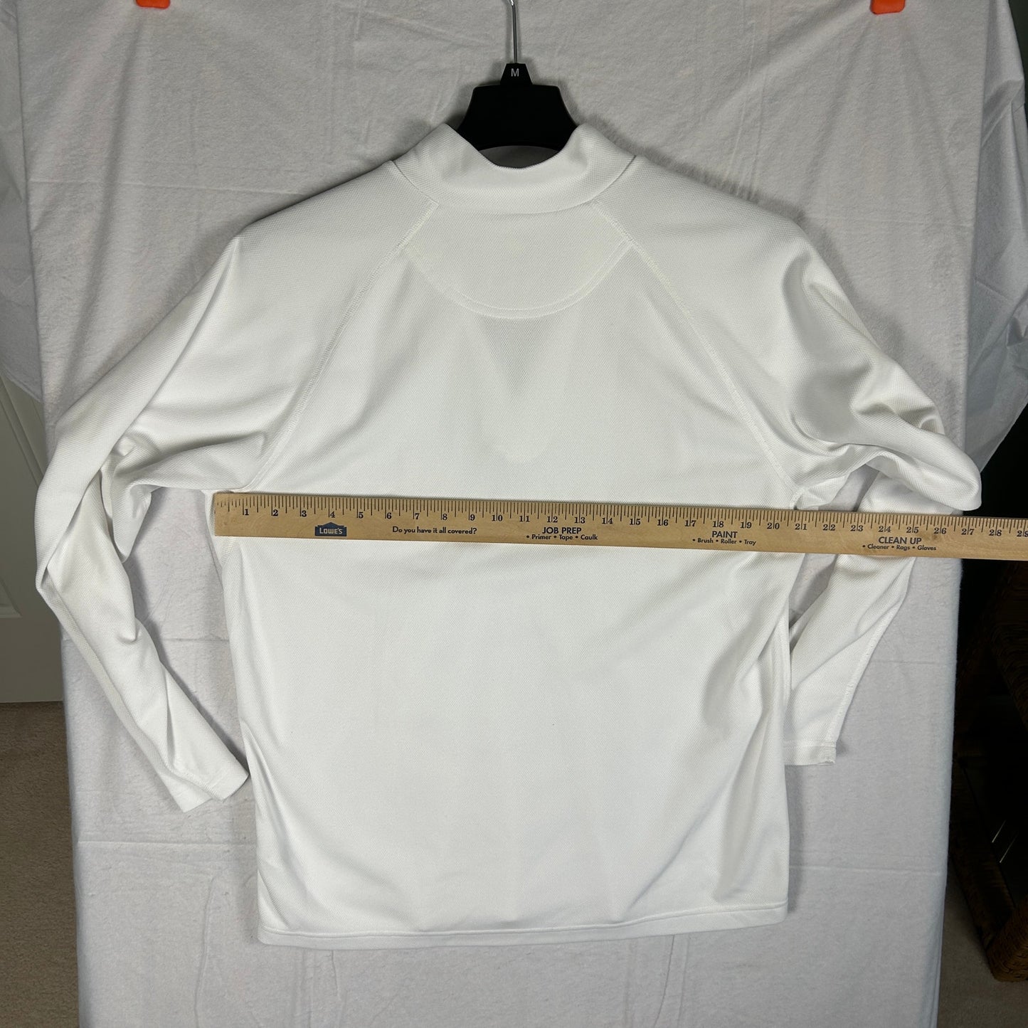 The North Face VaporWick Quarter-Zip Pullover Men's Large White Active Layer