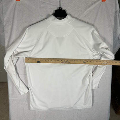 The North Face VaporWick Quarter-Zip Pullover Men's Large White Active Layer