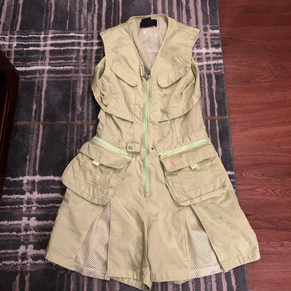 Zoom Jordan Women's Air Jordan Heatwave Flightsuit 'Limelight', XS