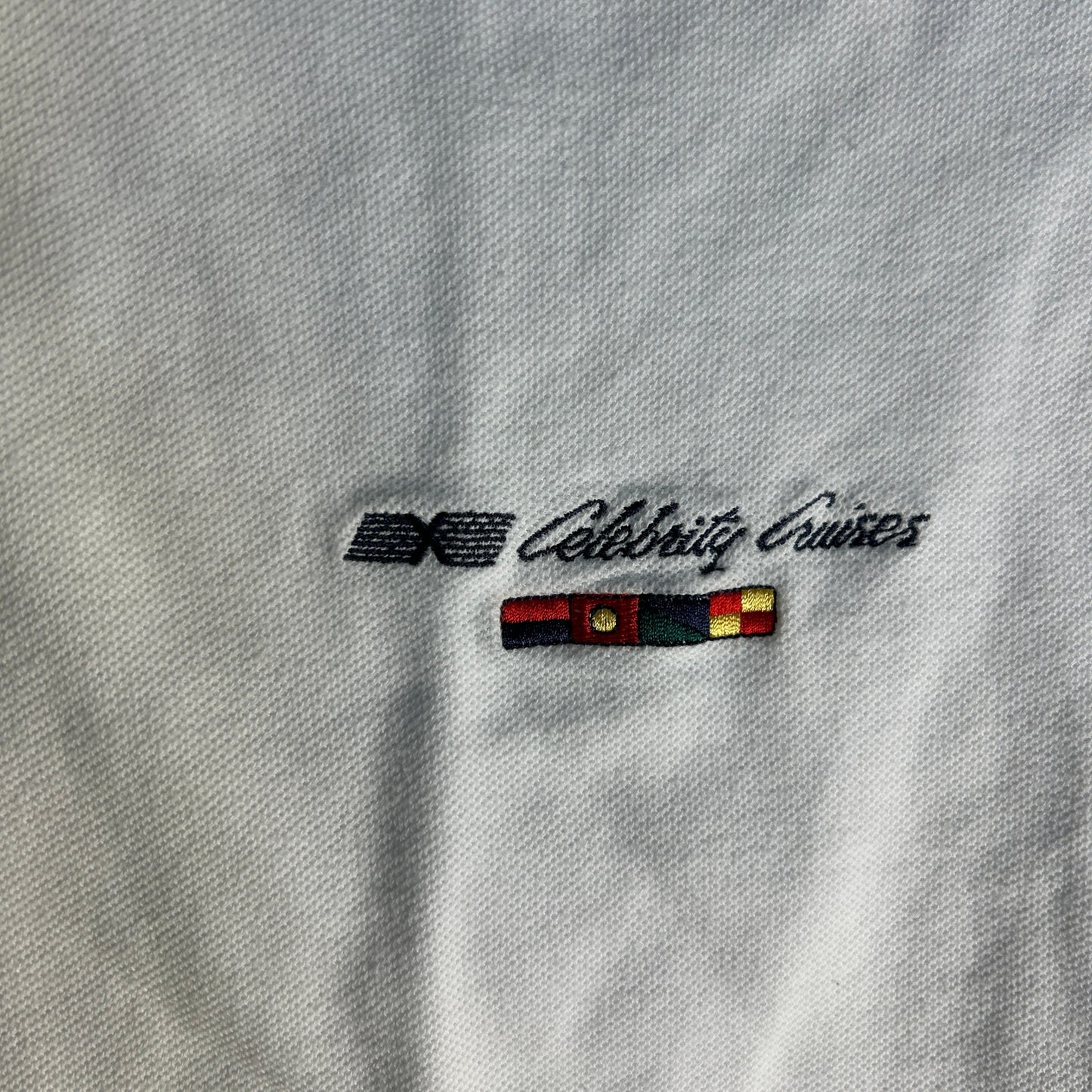 Celebrity Cruises Polo Mens Size XL White