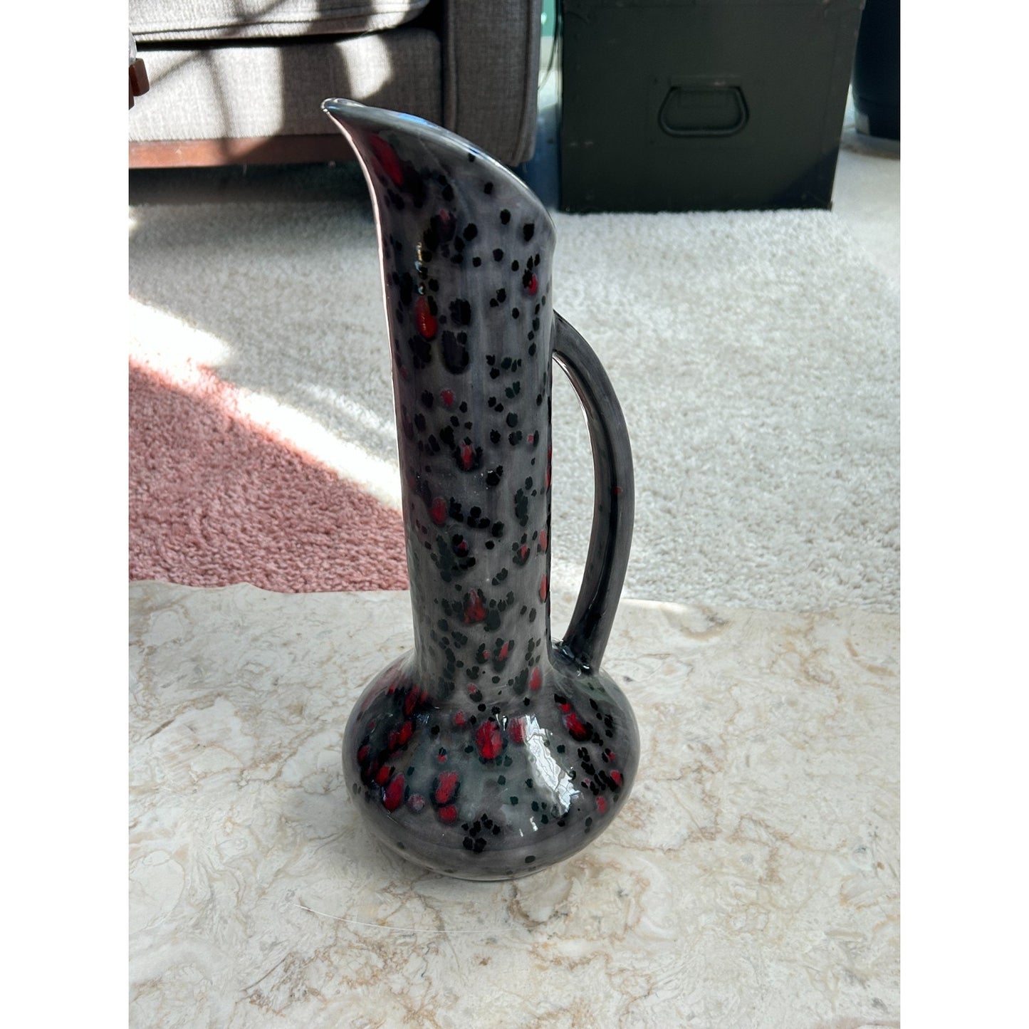 Vintage West German Fat Lava Pitcher, Jopeko Scheurich Style
