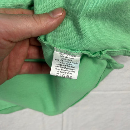 Island Company Men’s Pique Polo Shirt - Island Green - Embroidered Logo - Size Large