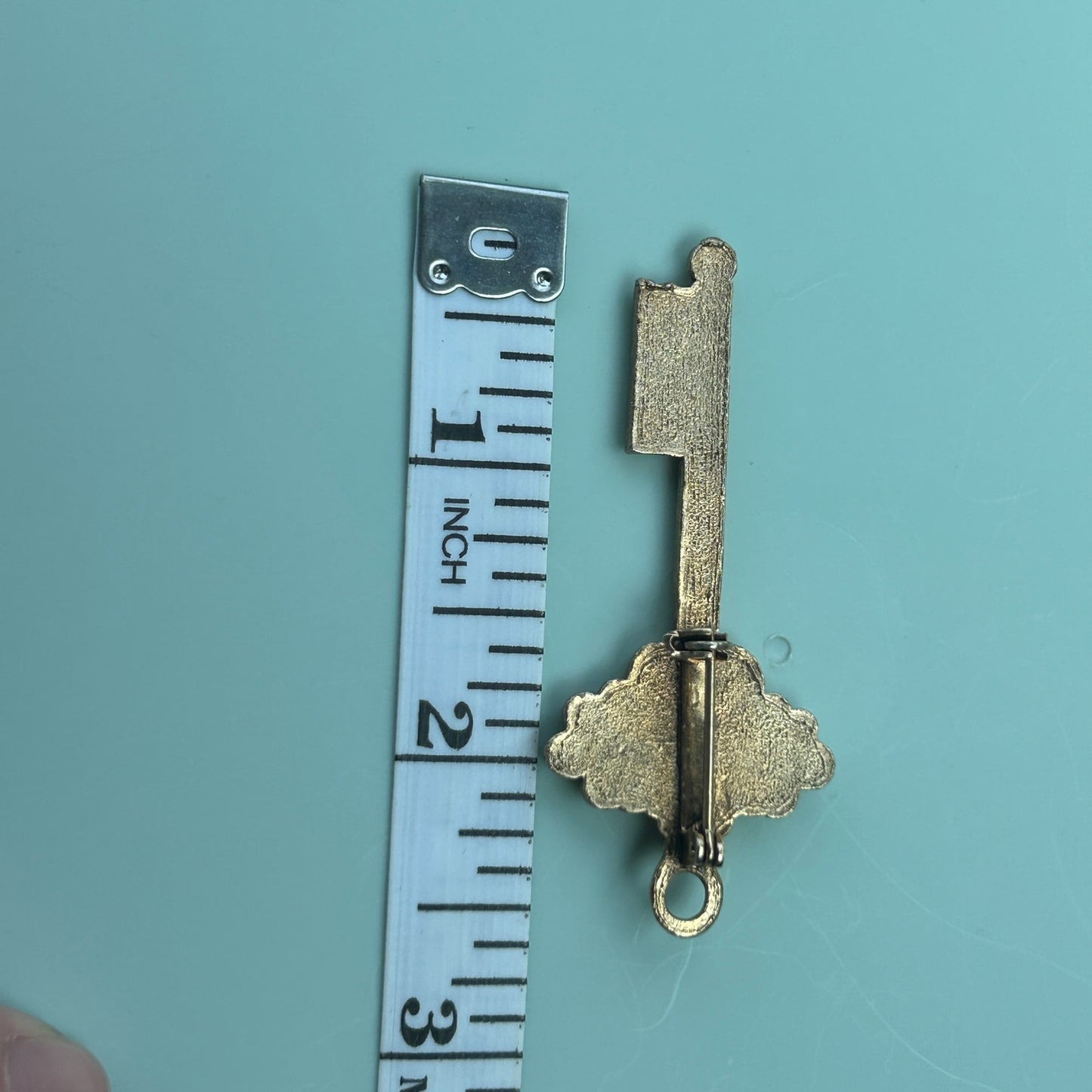Hadassah Scopus Service Award Key Brooch | Skeleton Key, Judaica Jewelry