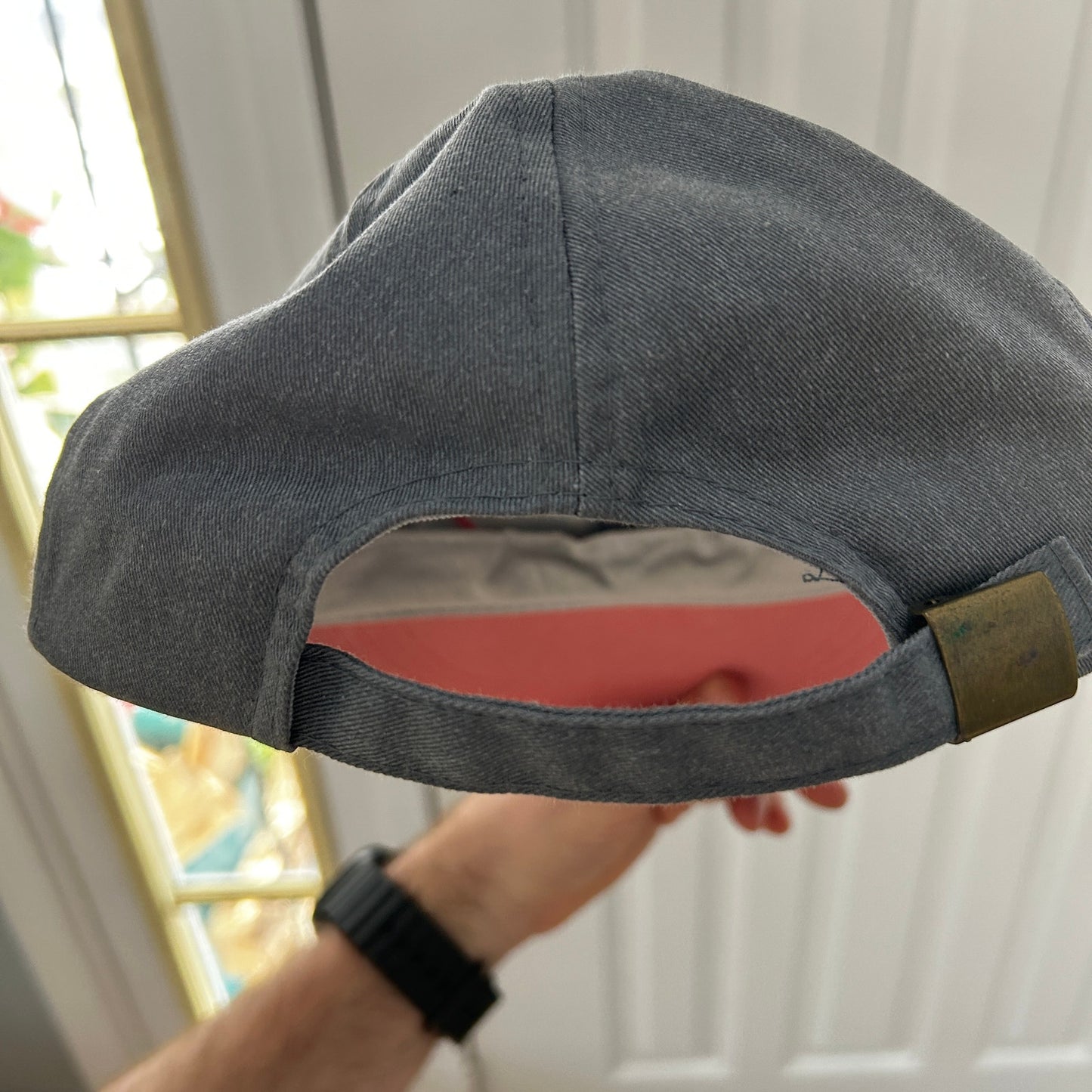 Vintage Gatlinburg Souvenir Hat Grey Hat, Pink Bill J HATS