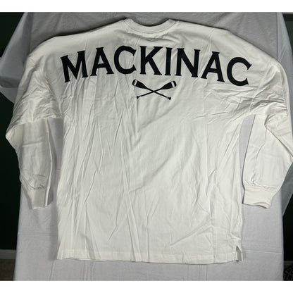 NWT Mackinaw Island Spirit Jersey - White & Navy - Southpointe Jersey - Oversized XL