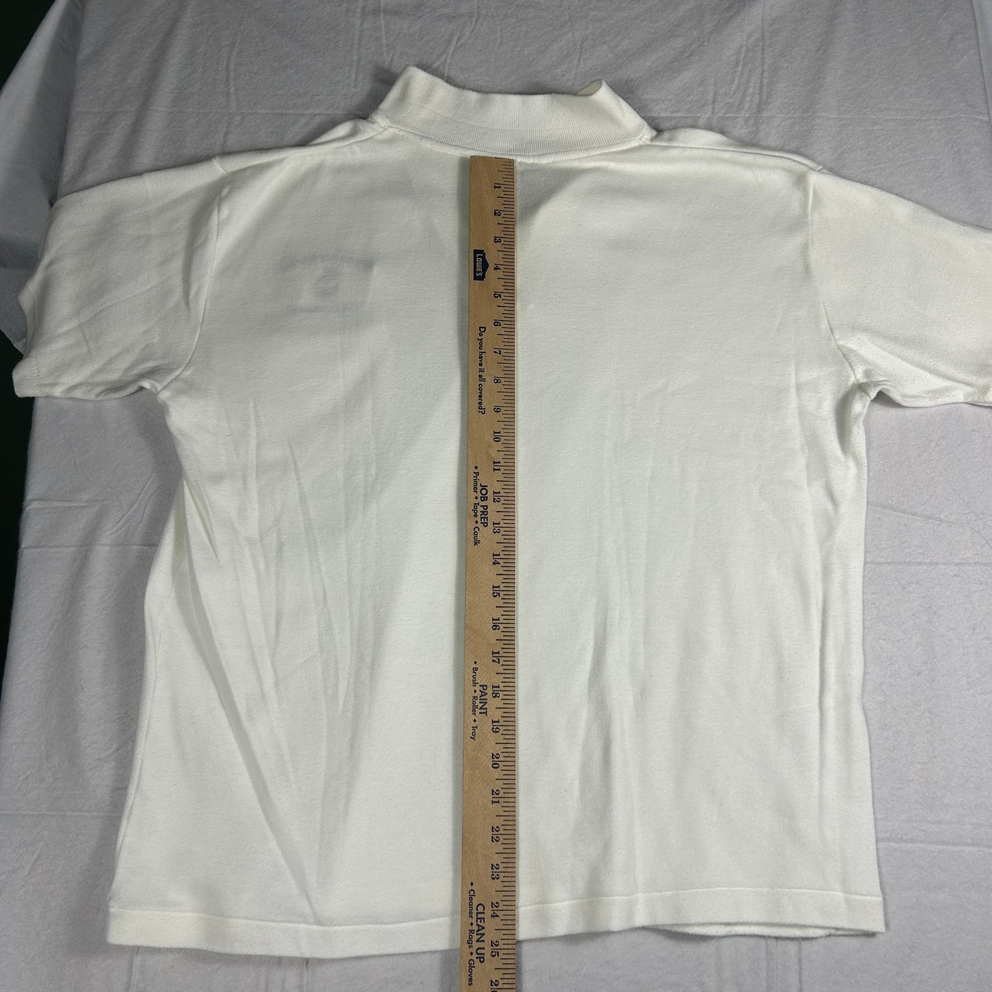 Vintage 90s Spider Bay Marina Little Current Polo Shirt, White Single Stitch, XL