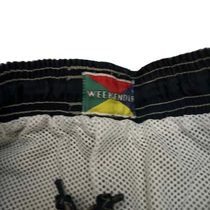 Copied - Vintage 90s Weekender Men’s Swim Trunks, Medium, 100% Nylon, Brown, Retro Sport