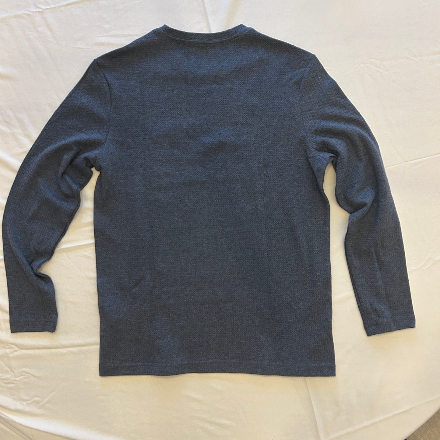 NWT English Laundry Men's Long Sleeve Comfort Stretch Pullover - Blue - Medium
