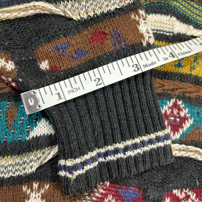 Brandini Le Collezioni Coogi Style Sweater, Size Medium, 3D Textured Knit