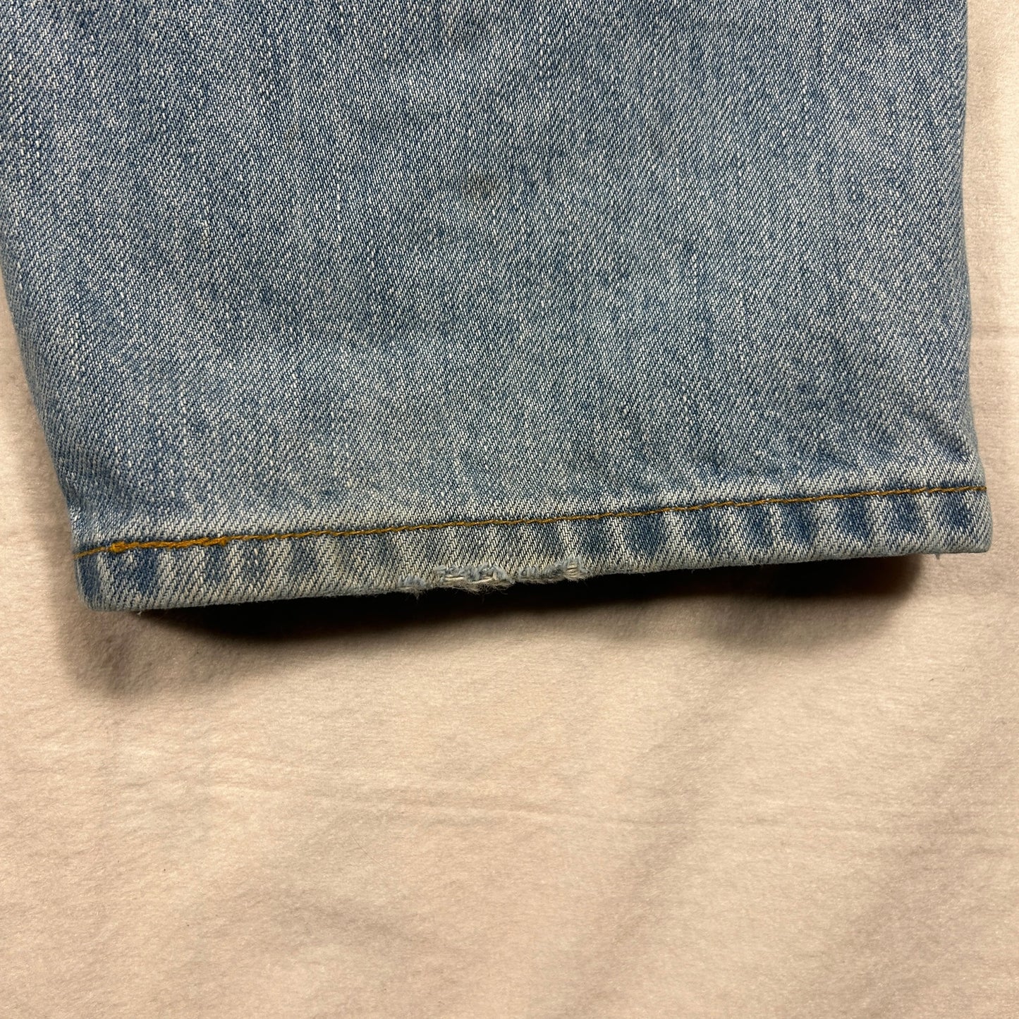 Levi's 505 Regular Fit Men's Jeans - 36x30 - Authentic Worn Vintage Wash Denim