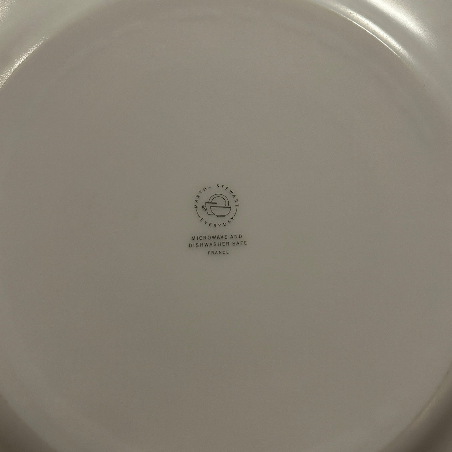 Set of 8 Martha Stewart Pansy Dinner Plate Set