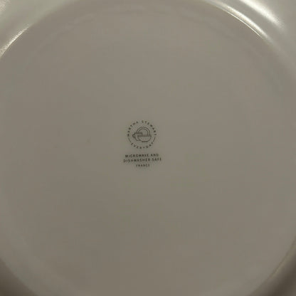 Set of 8 Martha Stewart Pansy Dinner Plate Set