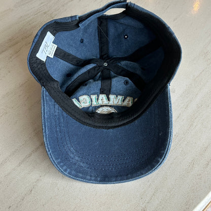 Vintage TBL Jamaica Souvenir Hat - Washed Navy Blue Denim - Palm Tree Logo