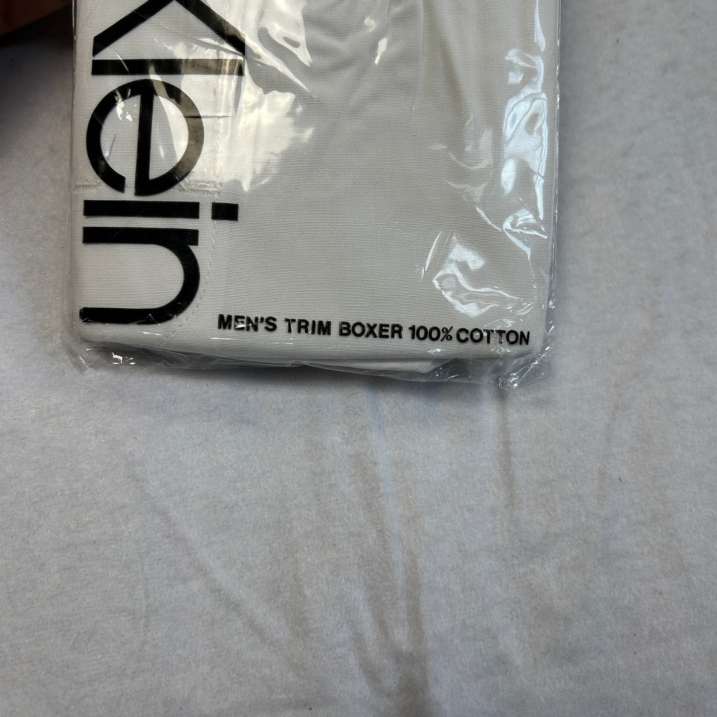 NEW Vintage 1990s Calvin Klein Men’s Boxers | White 100% Cotton | Size 32