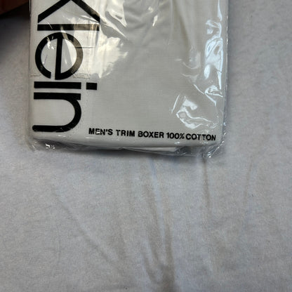 NEW Vintage 1990s Calvin Klein Men’s Boxers | White 100% Cotton | Size 32
