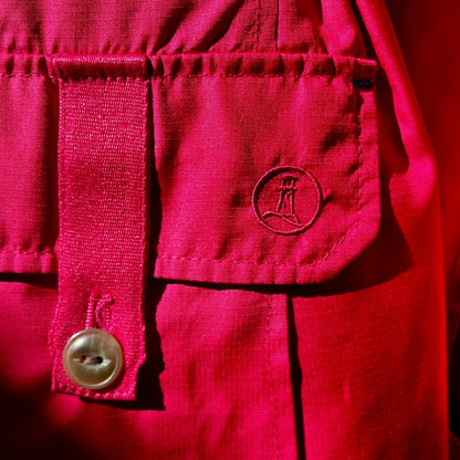Lands' End Women's Squall Rain Jacket – Vibrant Pink – Size Small (6-8)