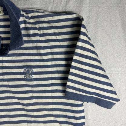 Vintage Sope Creek Striped Polo Shirt - Men's Large - Indian River Plantation Florida - Made in USA