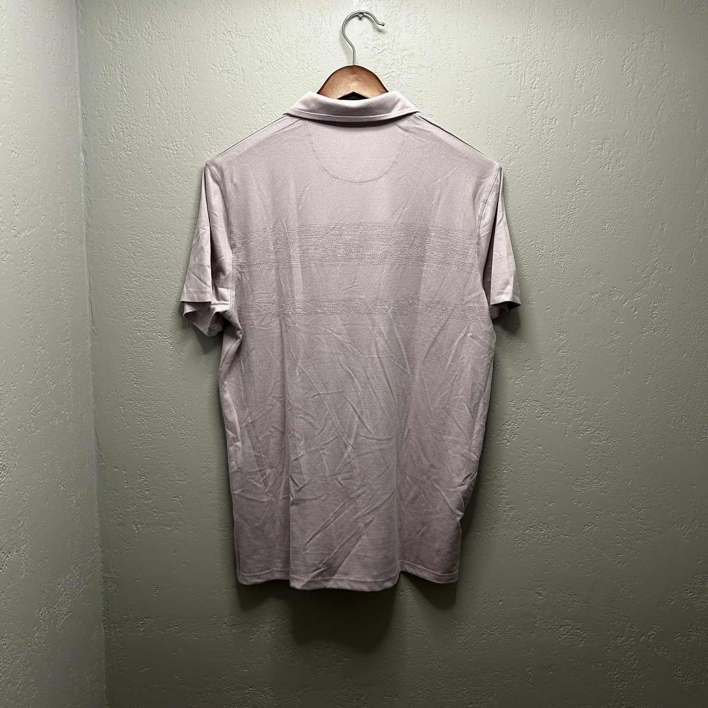 Chaps Golf Men's Grey Performance Polo Shirt Size M, NWT