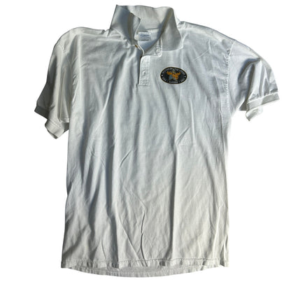 Moose on the Loose Alaska Polo Mens Size XL White Novelty