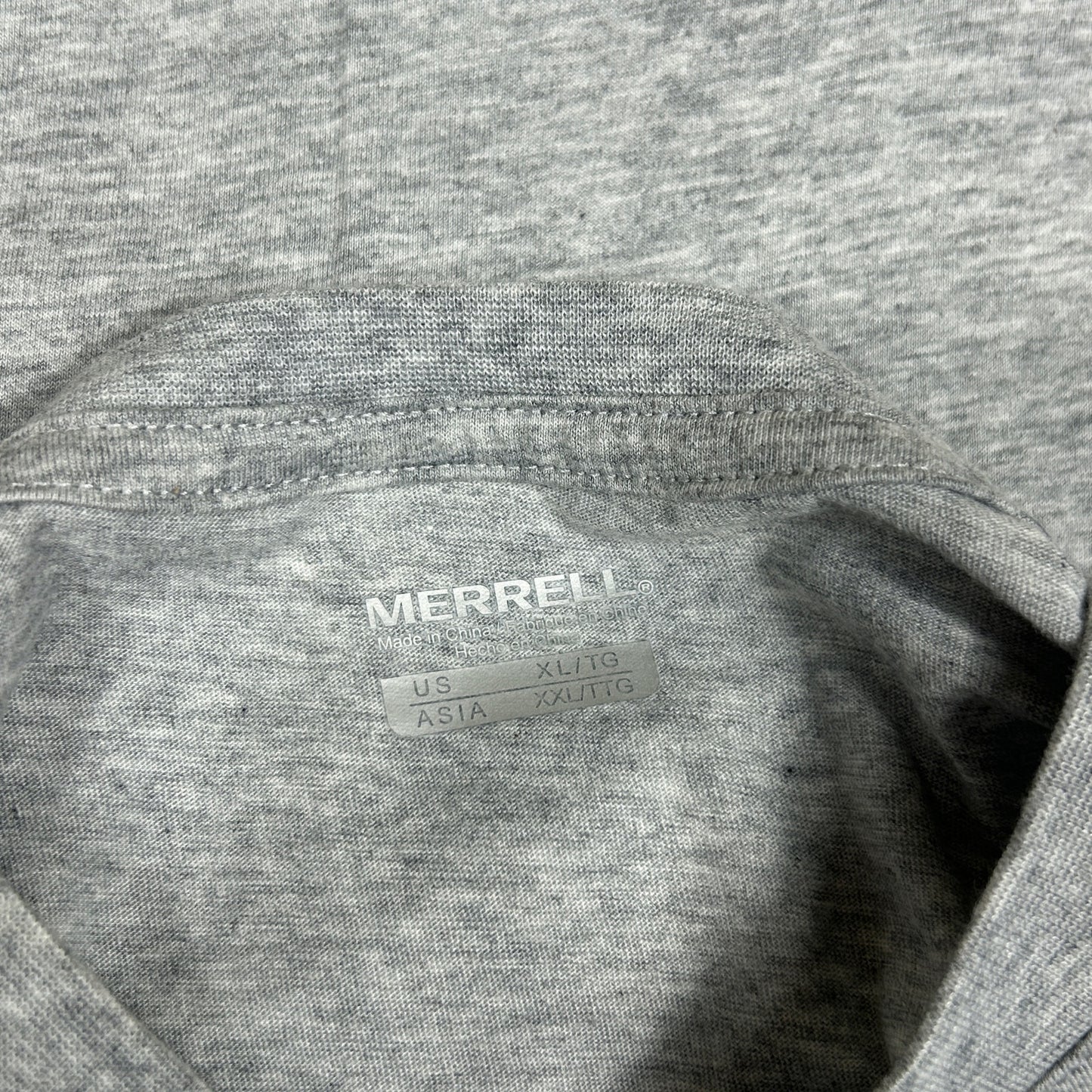 Merrell Men’s XL Origins 1981 Heather Gray Graphic T-Shirt Gorpcore