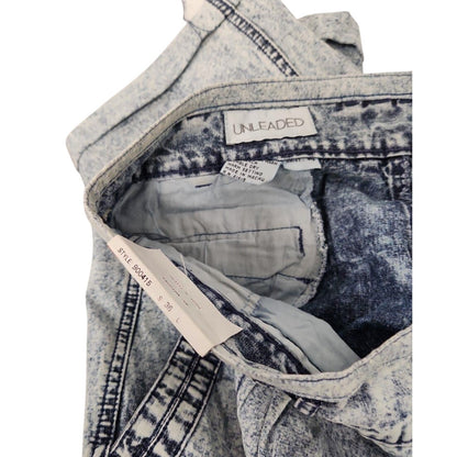 NWT Vintage 90s UNLEADED Deadstock Denim Jorts | Men's 36 | Light Wash Baggy