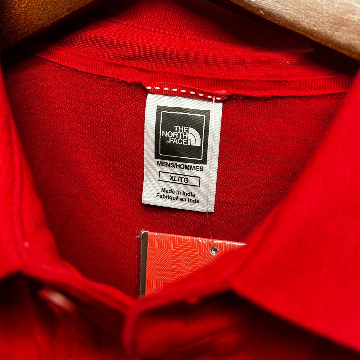 North Face Men's XL NWT Red Clay Short Sleeve Polo Shirt