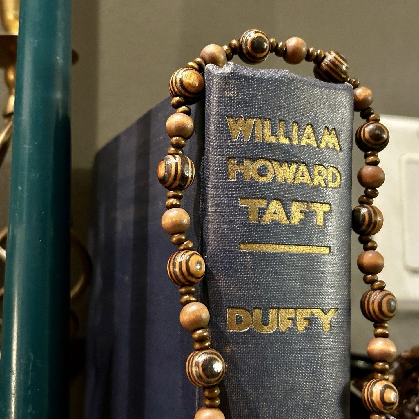 Wooden Buddhist Prayer Beads with Tassel Handmade